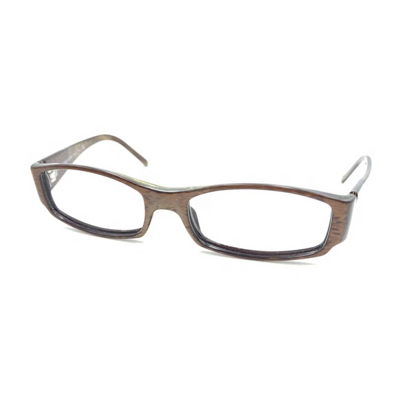 Prada VPR 03H 7BP-1O1 Brown Rectangle Eyeglasses Frames 51-16 135 Italy Designer - Picture 8 of 12